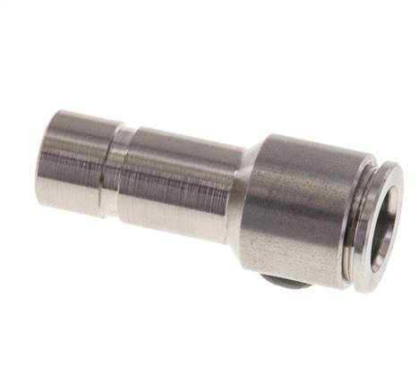 Raccord enfichable 8mm x 10mm avec bouchon en acier inoxydable FKM