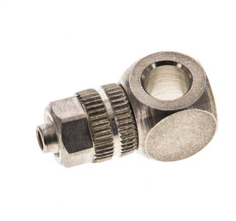 4.3x3 & M5 Nickel plated Brass Banjo Push-on Fitting [2 Pieces]