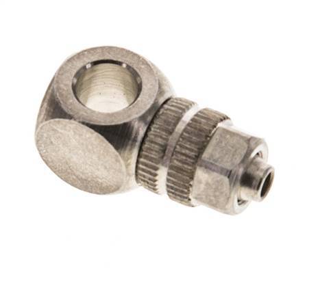 4.3x3 & M5 Laiton nickele Banjo Push-on Fitting [2 Pieces]