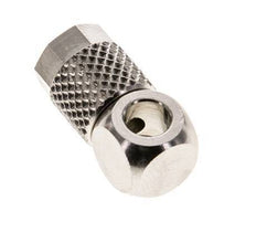 6x4 & M5 Nickel plated Brass Banjo Push-on Fitting [5 Pieces]