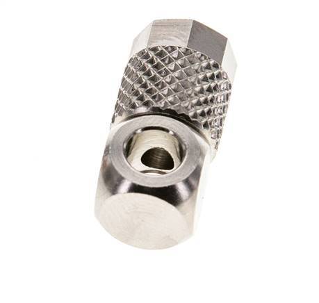 Raccord Banjo 6x4 & M5 en laiton nickele [5 pièces].