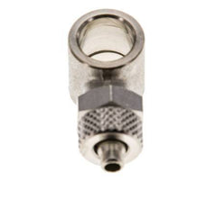6x4 & G1/8'' Raccord Banjo à poussoir en laiton nickele [2 Pièces]