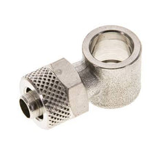 8x6 & G1/8'' Raccord Banjo à poussoir en laiton nickele [2 Pièces]