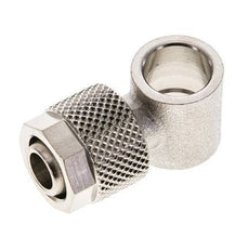10x8 & G1/8'' Raccord Banjo à poussoir en laiton nickele [2 Pièces]
