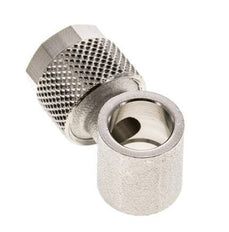 10x8 & G1/8'' Raccord Banjo à poussoir en laiton nickele [2 Pièces]