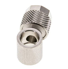 10x8 & G1/8'' Raccord Banjo à poussoir en laiton nickele [2 Pièces]
