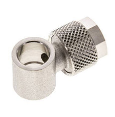 10x8 & G1/8'' Raccord Banjo à poussoir en laiton nickele [2 Pièces]