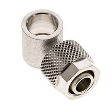 10x8 & G1/8'' Raccord Banjo à poussoir en laiton nickele [2 Pièces]