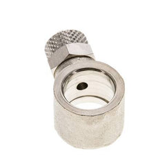 6x4 & G1/4'' Nickel plated Brass Banjo Push-on Fitting [2 Pieces]