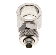 8x6 & G1/4'' Raccord Banjo à poussoir en laiton nickele [2 Pièces]