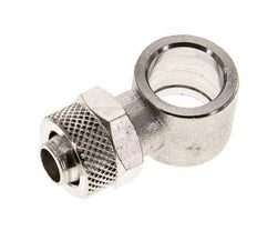 10x8 & G1/4'' Raccord Banjo à poussoir en laiton nickele [2 Pièces]