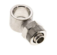 10x8 & G1/4'' Raccord Banjo à poussoir en laiton nickele [2 Pièces]