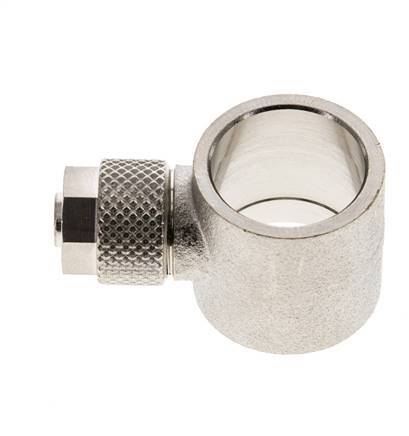 8x6 & G3/8'' Raccord Banjo à poussoir en laiton nickele [2 Pièces]