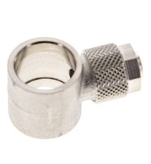 10x8 & G3/8'' Raccord Banjo à poussoir en laiton nickele [2 Pièces]