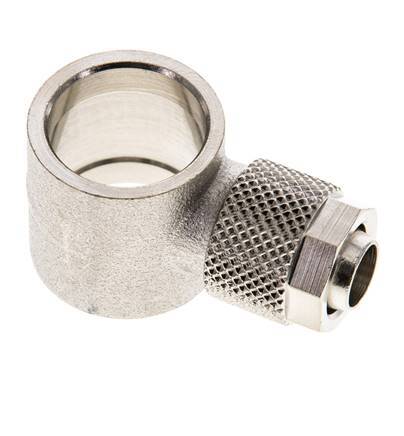 10x8 & G3/8'' Raccord Banjo à poussoir en laiton nickele [2 Pièces]