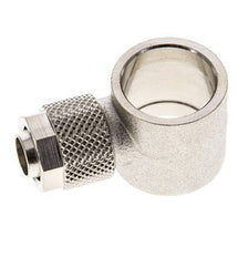 10x8 & G3/8'' Raccord Banjo à poussoir en laiton nickele [2 Pièces]