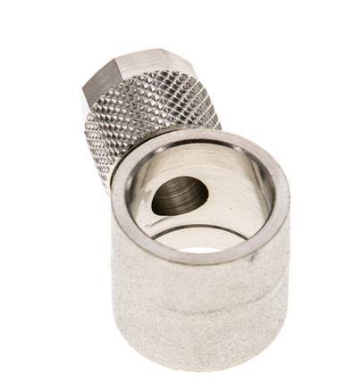 10x8 & G3/8'' Raccord Banjo à poussoir en laiton nickele [2 Pièces]
