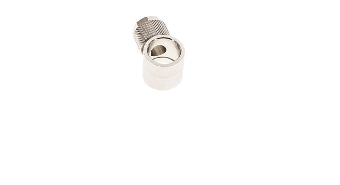 12x10 & G3/8'' Raccord Banjo à poussoir en laiton nickele [2 pièces]