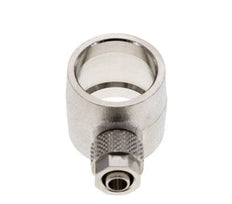 8x6 & G1/2'' Raccord Banjo à poussoir en laiton nickele [2 Pièces]
