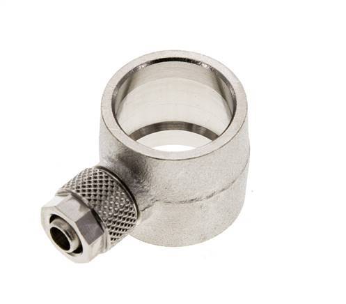 8x6 & G1/2'' Raccord Banjo à poussoir en laiton nickele [2 Pièces]