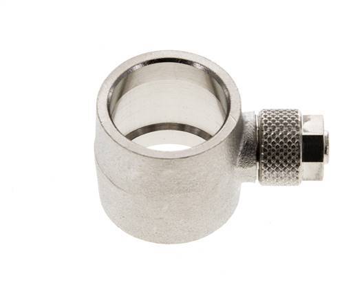 8x6 & G1/2'' Raccord Banjo à poussoir en laiton nickele [2 Pièces]
