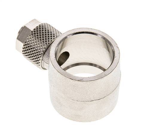 10x8 & G1/2'' Raccord Banjo à poussoir en laiton nickele [2 Pièces]