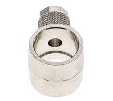 10x8 & G1/2'' Raccord Banjo à poussoir en laiton nickele [2 Pièces]
