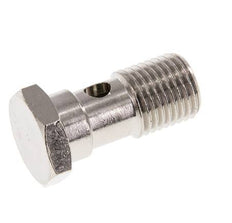 1-way nickel-plated Brass Banjo Bolt with G1/4'' Male Threads L28mm [2 Pieces]