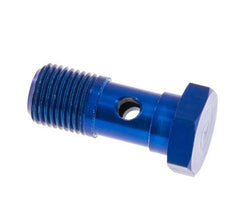 Boulon banjo en aluminium à 1 voie avec filetage mâle G1/8'' L23mm [5 pièces].