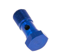 Boulon banjo en aluminium à 1 voie avec filetage mâle G1/8'' L23mm [5 pièces].