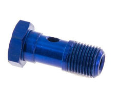 Boulon banjo en aluminium à 1 voie avec filetage mâle G1/8'' L23mm [5 pièces].