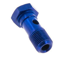 Boulon banjo en aluminium à 1 voie avec filetage mâle G1/8'' L23mm [5 pièces].