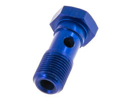 Boulon banjo en aluminium à 1 voie avec filetage mâle G1/8'' L23mm [5 pièces].