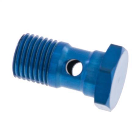 1-way Aluminum Banjo Bolt with G1/4'' Male Threads L25mm [5 Pieces]