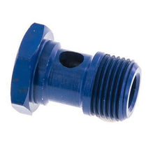 Boulon Banjo 1 voie en aluminium avec filetage mâle G3/8'' L25mm [2 Pièces]