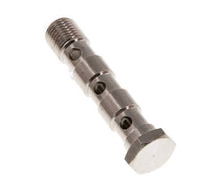 Boulon Banjo 3 voies en laiton nickelé avec filetage mâle G1/4'' L67mm [2 Pièces]