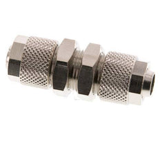 10x8 Laiton nickele Raccord droit à pousser Bulkhead