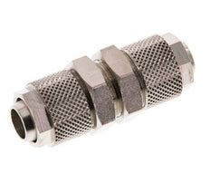 Raccord droit Push-on en laiton nickele 12x10 - Bulkhead