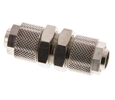 Raccord droit Push-on en laiton nickele 12x10 - Bulkhead