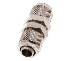 Raccord droit Push-on en laiton nickele 12x10 - Bulkhead