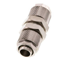 Raccord droit Push-on en laiton nickele 12x10 - Bulkhead