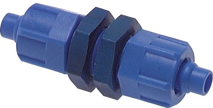 6x4 PVC Raccord droit à emboîter Cloison [2 Pièces]