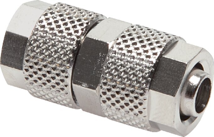 10x8 Nickel plated Brass Straight Push-on Fitting [2 Pieces]