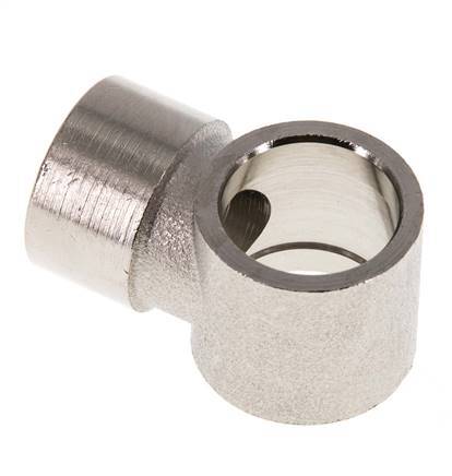 G3/8'' Raccord Banjo en laiton nickelé avec filetage femelle [2 Pièces]