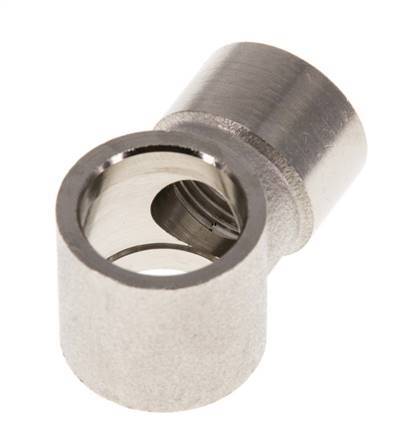 G3/8'' Raccord Banjo en laiton nickelé avec filetage femelle [2 Pièces]