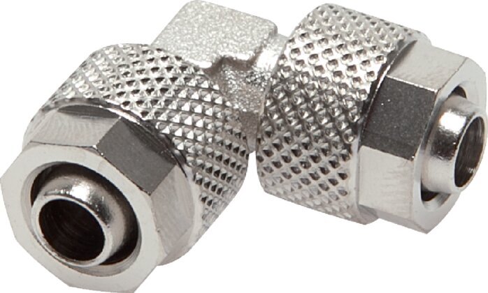 12x10 Nickel plated Brass Elbow Push-on Fitting [2 Pieces]