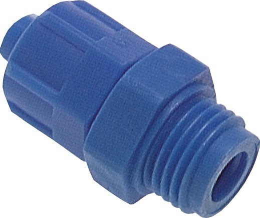 8x6 & G1/8'' PVC Straight Push-on Fitting with Male Threads