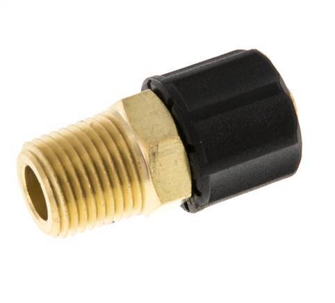 6x4 & 1/8''NPT Raccord Poussoir Droit en Laiton avec Filets Mâles [2 Pièces]