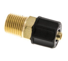 6x4 & 1/8''NPT Raccord Poussoir Droit en Laiton avec Filets Mâles [2 Pièces]