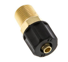 6x4 & 1/8''NPT Raccord Poussoir Droit en Laiton avec Filets Mâles [2 Pièces]